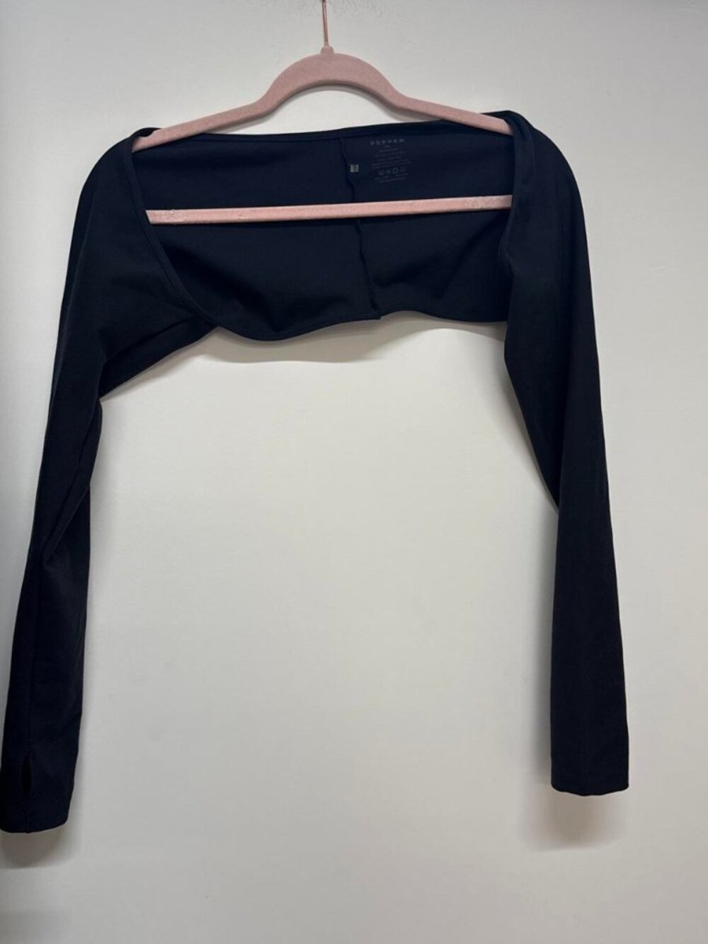 Black Pepper Women's Black  Crop-top